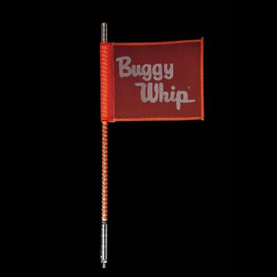 Buggy Whip 4' Red LED Whip, Threaded - BWLED4RT